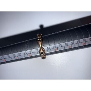 BRONZE MILOR ITALY Slim Delicate Dainty Ring sz 9 READ